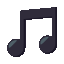 2 music notes :2-notes